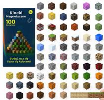 Magnetinės kaladėlės, kubų pasaulio rinkinys vaikams, 100 el., Magnetinės kaladėlės, kubų pasaulio rinkinys vaikams, 100 el.
