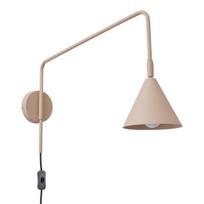 Sollux Lighting sieninis šviestuvas Nox, smėlio spalvos