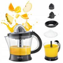 Citrusinių vaisių sulčiaspaudė 40 W 1 l juoda, Citrusinių vaisių sulčiaspaudė 40 W 1 l juoda
