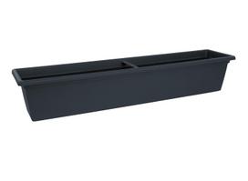 Balkoninis vazonas Plastkon Garden 41105617, plastikinis, 78 cm x 17 cm, Ø 78 cm, antracito sp.