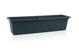 Balkoninis vazonas Plastkon Garden 41105607, plastikinis, 58.5 cm x 17 cm, Ø 58.5 cm, antracito sp.