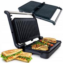 Sumuštinių keptuvė Sumuštinių skrudintuvas panini tortilijoms 180° nelimpanti danga 1200 W, Sumuštinių skrudintuvas panini tortilijoms 180° nelimpanti danga 1200 W