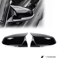 M look Veidrodėlių Dangteliai, komplektas skirtas BMW F20, F22, F30, F32, F34, E84-LCI, juodi blizgūs
