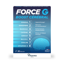 VITAVEA FORCE G BOOST CÉRÉBRAL protinei veiklai, 30 augalinės kilmės kapsulių