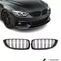 Performance Grotelės skirtos BMW F32 / F33 / F36 / F80 / F82, dvigubos, juodos blizgios