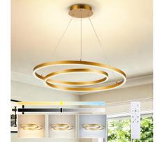 Brilagi-LED Reguliuojamas pakabinamas šviestuvas ant laido TWISTER LED/75W/230V 3000-6000K auksinis + su nuotoliniu pulteliu