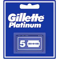 Gillette Double Edge Platinum Skuvekļa Rezerves Asmeņi Vīriešiem, 5 gab 80843221