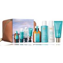 Moroccanoil Volume rinkinys (70 ml. šampūnas + 70 ml. kondicionierius + 25 ml. priemonė + 40 ml. rankų kremas + kosmetinė) - Rinkinys
