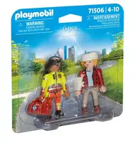 PLAYMOBIL DUOPACKS figūrėlių rinkinys „Paramedikė ir pacientas“