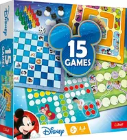 TREFL DISNEY 15-in-1 viename stalo žaidimų rinkinys