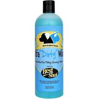 Best Shot Ultra Dirty Wash Shampoo - giliai valantis, efektyvus šampūnas labai purvinam šunų ir kačių kailiui, koncentratas 1:24