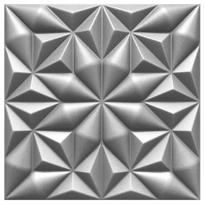 3D lubų apdailos plokštės Deccart, 50x50 cm, pilka Onyx sz 8vnt