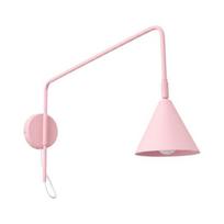 Sollux Lighting sieninis šviestuvas Nox 1, rožinis