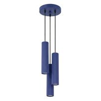 Sollux Lighting pakabinamas šviestuvas Karbon 3P, ultramarinas