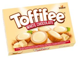 Saldainių rinkinys TOFFIFEE White Chocolate, 125 g