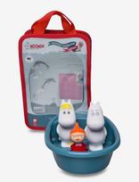 MUMIN - Moomin Bathtub And 3 Figures - Vonios žaislai - Marga / raštuota