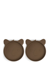 Nuuroo - Akila Silicone Plate 2-Pack Koala - Lėkštės - Ruda