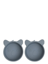 Nuuroo - Alex Silicone Deep Plate 2-Pack Koala - Lėkštės - Pilka