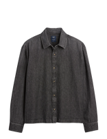 GAP - Denim Relaxed Straight-Hem Shirt From The Gap Collection - Džinsiniai marškiniai - Juoda