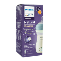 PHILIPS AVENT, buteliukas "Natural Response" su tamsoje šviečiančiu žiedu, SCY903/81,  260ml