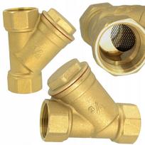 IBO įstrižas vandens filtras su 3/4″ vidiniu sriegiu, DN20, žalvarinis