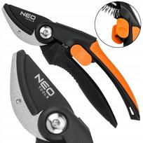 Priešakinės sodo žirklės NEO TOOLS šakoms iki 20 mm, su nelimpančia danga