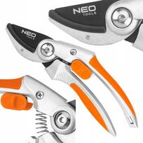 Priešakinės sodo žirklės NEO TOOLS šakoms iki 20 mm, 210 mm