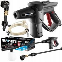 Akumuliatorinis aukšto slėgio plovimo įrenginys GRAPHITE Energy+ 18 V su putų antgaliu