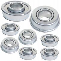 NAC vejapjovės ratų guoliai, 8 vnt., 12,7 × 28,6 mm