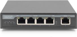 Digitus 4 Port Gigabit 4PPoE Extender, 802.3at, 60 W
