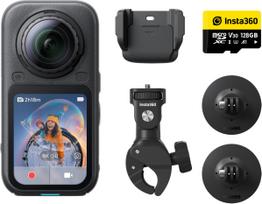 Insta360 X6 Motorcycle Bundle, midnight black