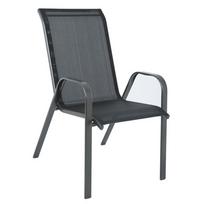 Lauko kėdė Patio Atlanta, juoda sp., 71 cm x 54 cm x 90 cm