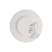 Villeroy & Boch Manufacture Rock Blanc Mickey Mouse pusryčių / desertinė lėkštė, 21,7 cm