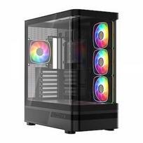 Modecom VOLCANO AQ100 ARGB MIDI BLACK MC-A-AQ100-4FA-B