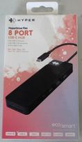 SALE OUT. Hyper HyperDrive Flex 8 Port USB-C Hub, Black | Hyper HyperDrive Flex 8 Port USB-C Hub, Black | HD4102BKGL | HDMI port
