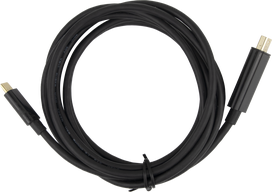 USB-C - miniDisplayPort kabelis DELTACO 4K UHD paauksuotas 1m juodas / USBC-DP100M / 1903814