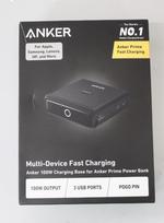 SALE OUT. Anker Prime Charging Base for Power Bank, 100W | A1902311 | Black | UNPACKED, DAMAGED PACKAGING, SCRATCHED