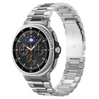 Sidabro spalvos apyrankė Spigen Modern Fit Band laikrodžiui Samsung Galaxy Watch 8 / 9 / CLASSIC (40 / 44 / 46 MM)