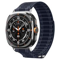 Mėlynas tekstilinis dirželis "Spigen WBF0" laikrodžiui Samsung Galaxy Watch ULTRA 1 / 2 2024-2026 (47 MM)