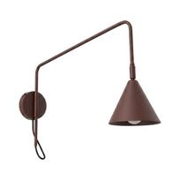 Sollux Lighting sieninis šviestuvas Nox 1, rudas