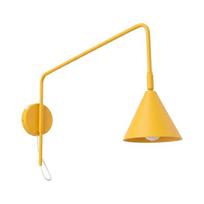 Sollux Lighting sieninis šviestuvas Nox 1, geltonas