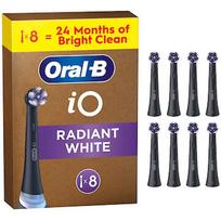 Oral-B iO Radiant White WB-8 | 8 szt. | czarny iO S Radiant WB-8