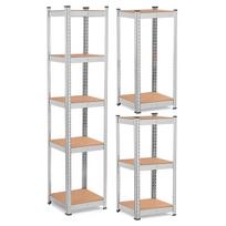 Metalinis sandėliavimo stelažas Humberg 180 x 40 x 40 cm, 5 lentynos, iki 500 kg