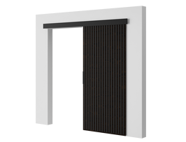 Durys ADRK Perion 96, stumdomosioms vidaus durims, 205 cm x 96 cm, juoda sp./wenge sp.