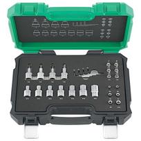 Rinkinys Fortis 4317784707008; 1/4''; 1/2''; 27 vnt.