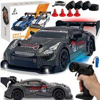 Nuotoliniu būdu valdomas lenktyninis Drift automobilis 4x4 su LED, Nuotoliniu būdu valdomas lenktyninis Drift automobilis 4x4 su LED