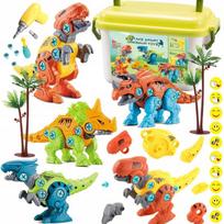 Konstruktorius dinozaurai su atsuktuvu, 3D, Konstruktorius dinozaurai su atsuktuvu, 3D