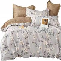 Medvilninės flanelės dvipusis patalynės komplektas, antklodės užvalkalas 200x220, 2 pagalvių užvalkalai, 3 dalių, Medvilninės flanelės dvipusis patalynės komplektas, antklodės užvalkalas 200x220, 2 pagalvių užvalkalai, 3 dalių