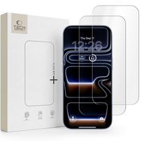 Apsauginis stiklas Tech-Protect Glass Fit+ iPhone 16 Pro / 17 / 17 Pro / 18 Pro, 2 vnt., skaidrus