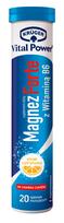 Maisto papildas, magnis forte su vitaminu b6 Kruger Vital Powe, citrinų skonio, 84 g, 20 vnt.